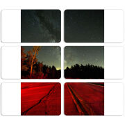 Магнитные фотопазлы 90 на 50 набор 6 штук 