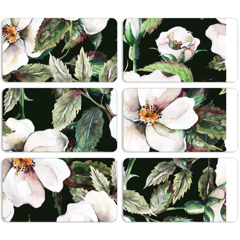 Магнитные фотопазлы 90 на 50 набор 6 штук Blossom Roses