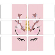 Магнитные фотопазлы 90 на 50 набор 6 штук 