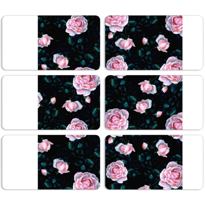 Магнитные фотопазлы 90 на 50 набор 6 штук 