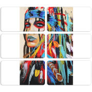 Магнитные фотопазлы 90 на 50 набор 6 штук 