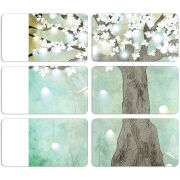 Магнитные фотопазлы 90 на 50 набор 6 штук 