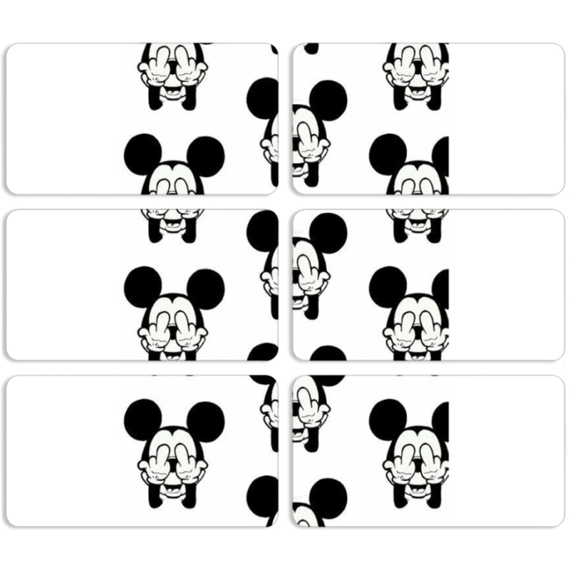 Магнитные фотопазлы 90 на 50 набор 6 штук 