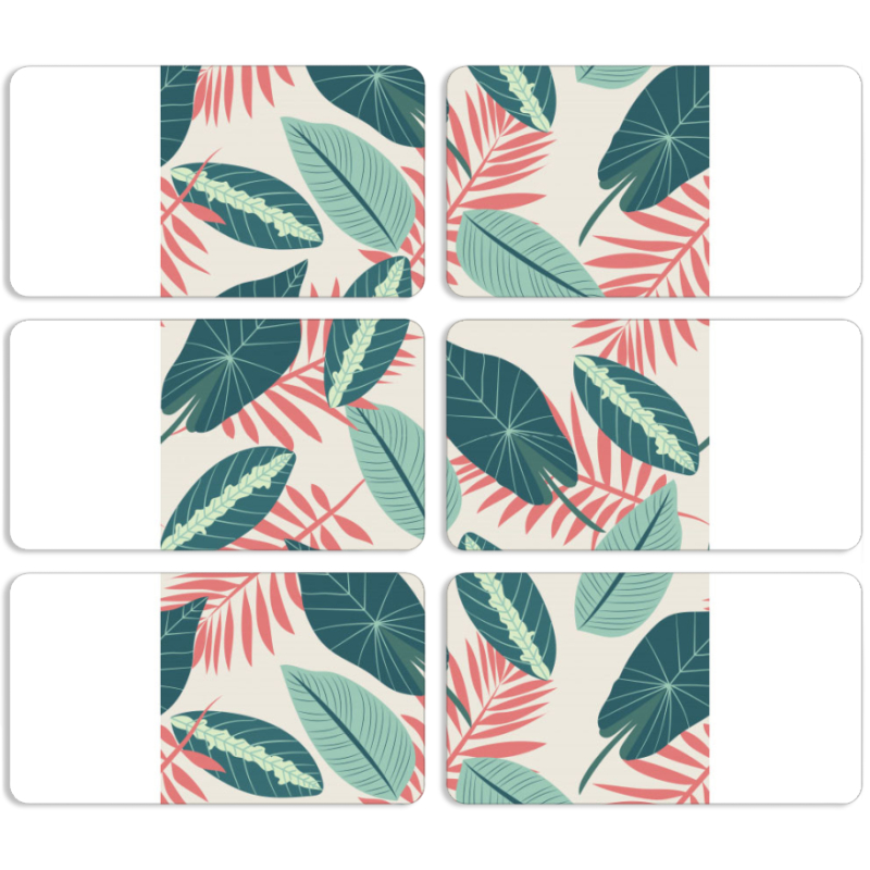 Магнитные фотопазлы 90 на 50 набор 6 штук 