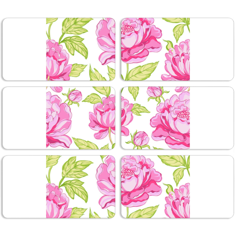 Магнитные фотопазлы 90 на 50 набор 6 штук 