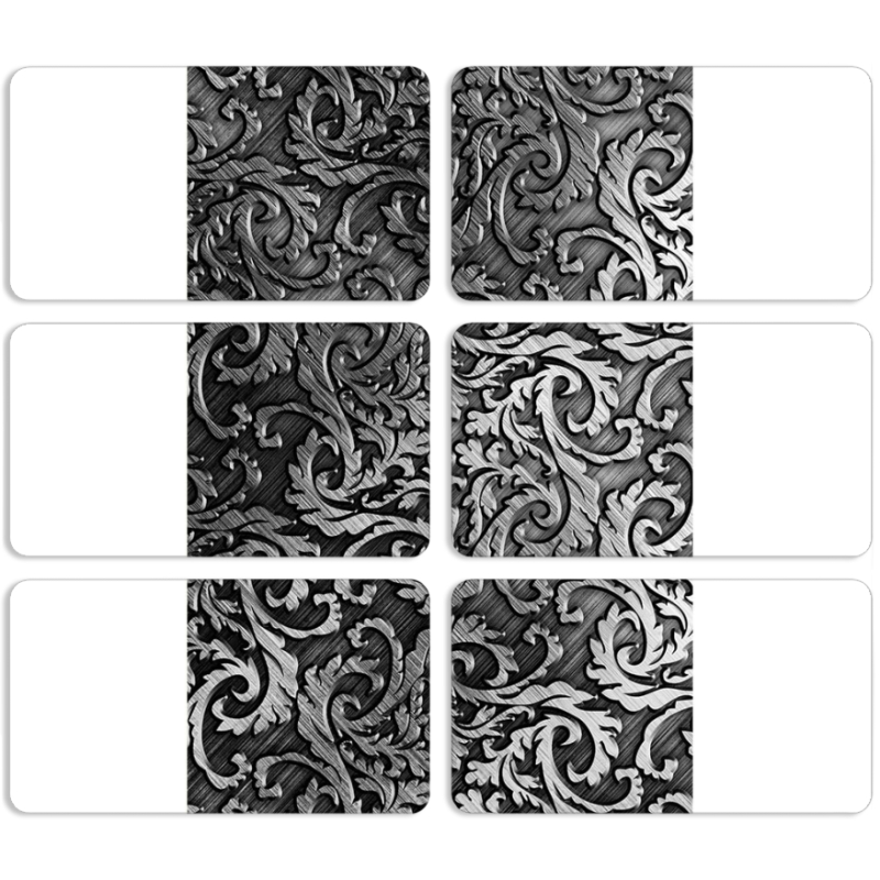 Магнитные фотопазлы 90 на 50 набор 6 штук 