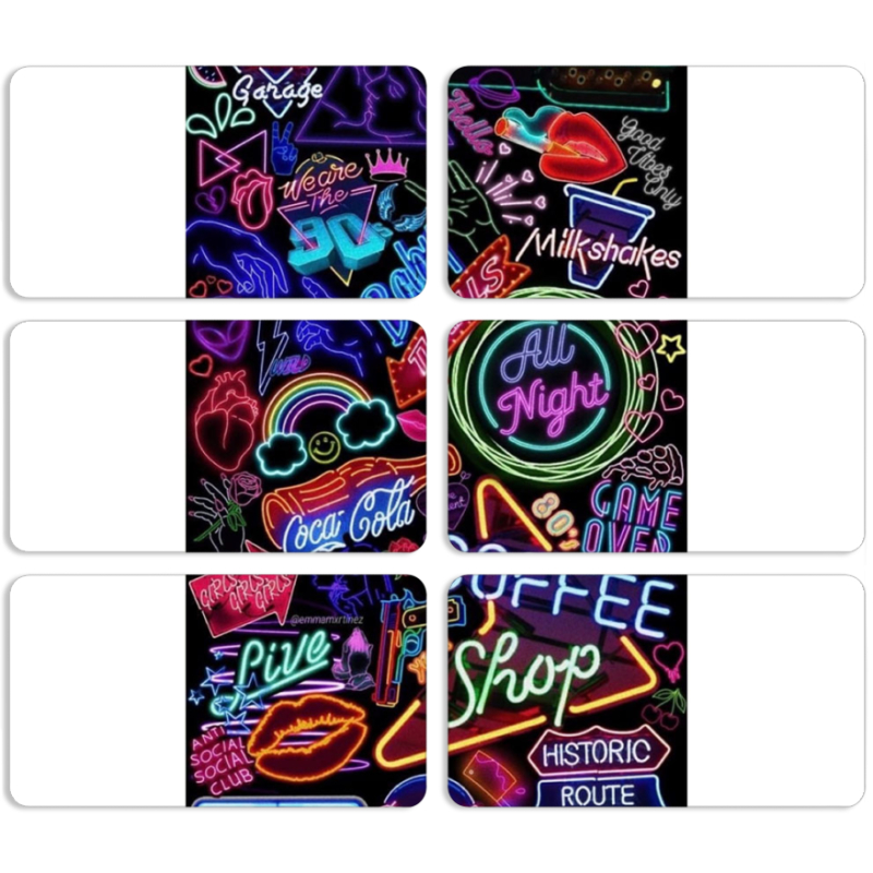 Магнитные фотопазлы 90 на 50 набор 6 штук 