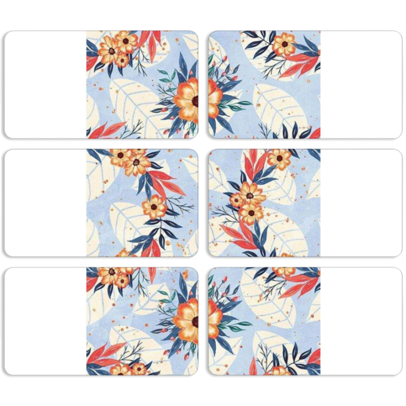 Магнитные фотопазлы 90 на 50 набор 6 штук 