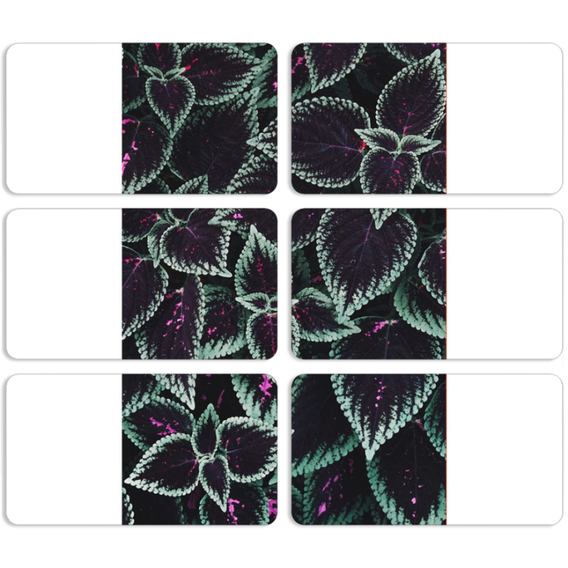 Магнитные фотопазлы 90 на 50 набор 6 штук 