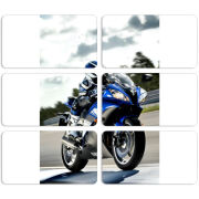 Магнитные фотопазлы 90 на 50 набор 6 штук 