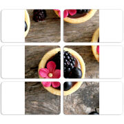 Магнитные фотопазлы 90 на 50 набор 6 штук 