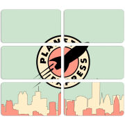 Магнитные фотопазлы 90 на 50 набор 6 штук 