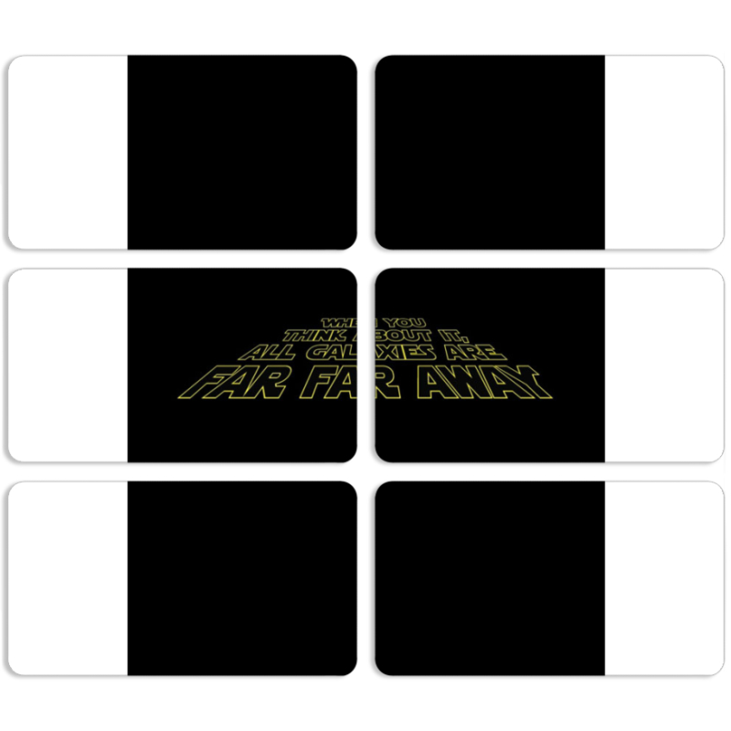 Магнитные фотопазлы 90 на 50 набор 6 штук 