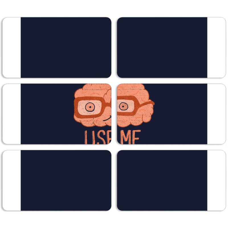 Магнитные фотопазлы 90 на 50 набор 6 штук 