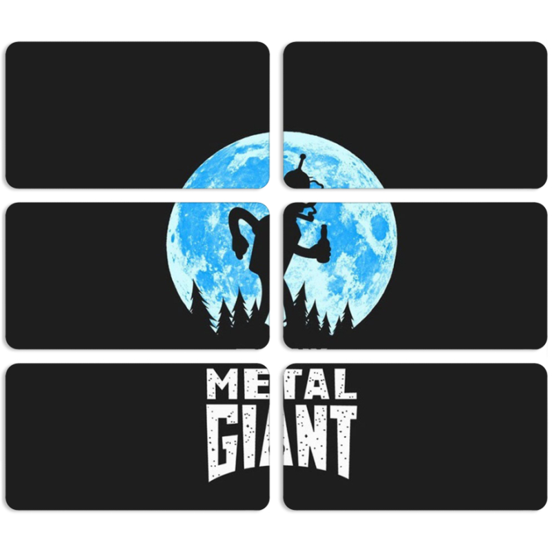 Магнитные фотопазлы 90 на 50 набор 6 штук 