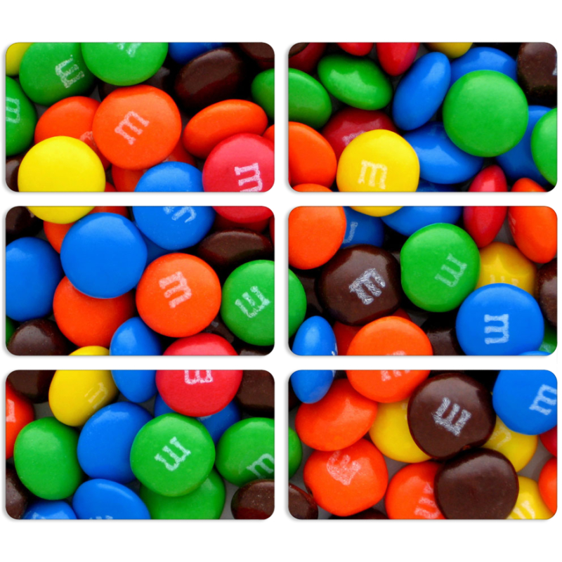 Магнитные фотопазлы 90 на 50 набор 6 штук Эмемдемки