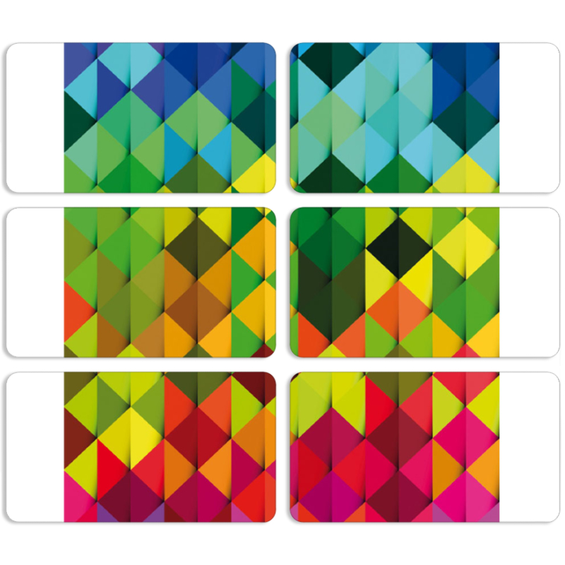 Магнитные фотопазлы 90 на 50 набор 6 штук 