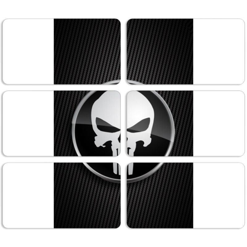 Магнитные фотопазлы 90 на 50 набор 6 штук 