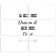 Магнитные фотопазлы 90 на 50 набор 6 штук 