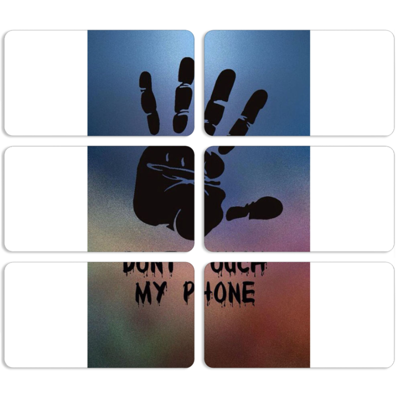 Магнитные фотопазлы 90 на 50 набор 6 штук 