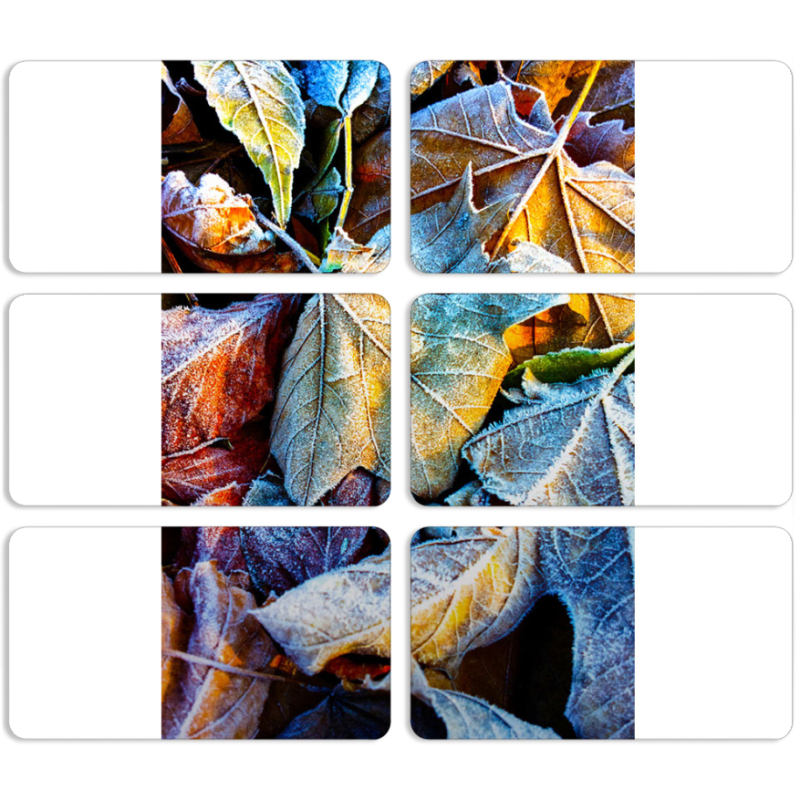 Магнитные фотопазлы 90 на 50 набор 6 штук 