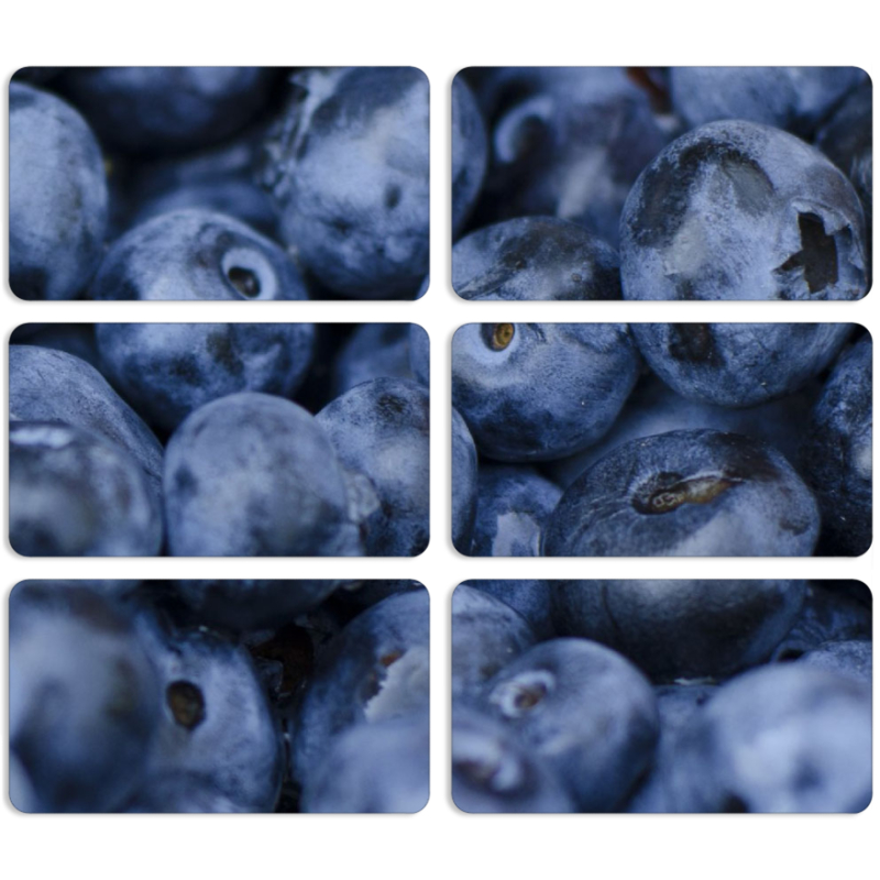 Магнитные фотопазлы 90 на 50 набор 6 штук 