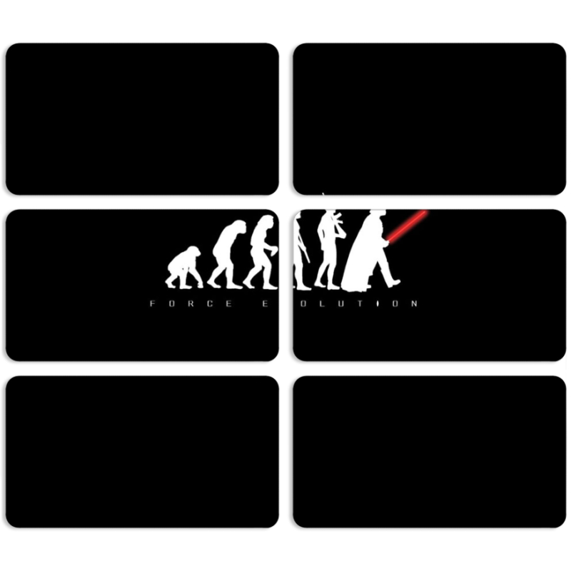 Магнитные фотопазлы 90 на 50 набор 6 штук 