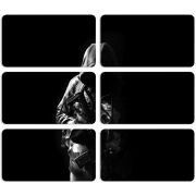 Магнитные фотопазлы 90 на 50 набор 6 штук 