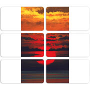 Магнитные фотопазлы 90 на 50 набор 6 штук Calm Before the Storm