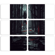 Магнитные фотопазлы 90 на 50 набор 6 штук Forest and Beast