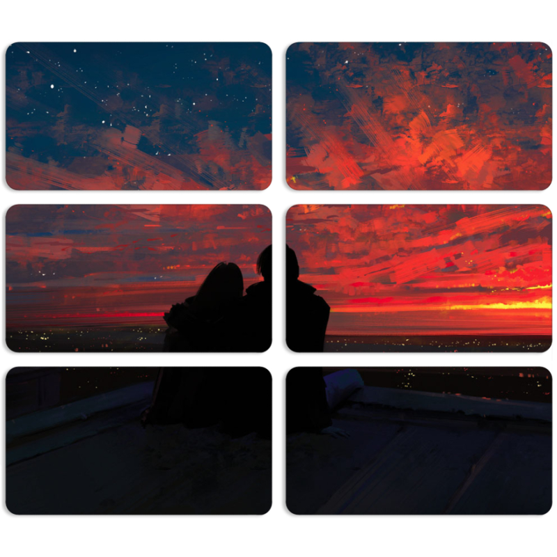 Магнитные фотопазлы 90 на 50 набор 6 штук the Secret Place