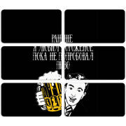 Магнитные фотопазлы 90 на 50 набор 6 штук 