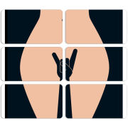 Магнитные фотопазлы 90 на 50 набор 6 штук 