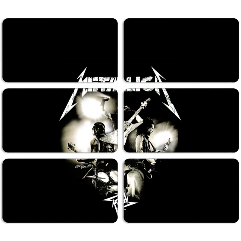 Магнитные фотопазлы 90 на 50 набор 6 штук 