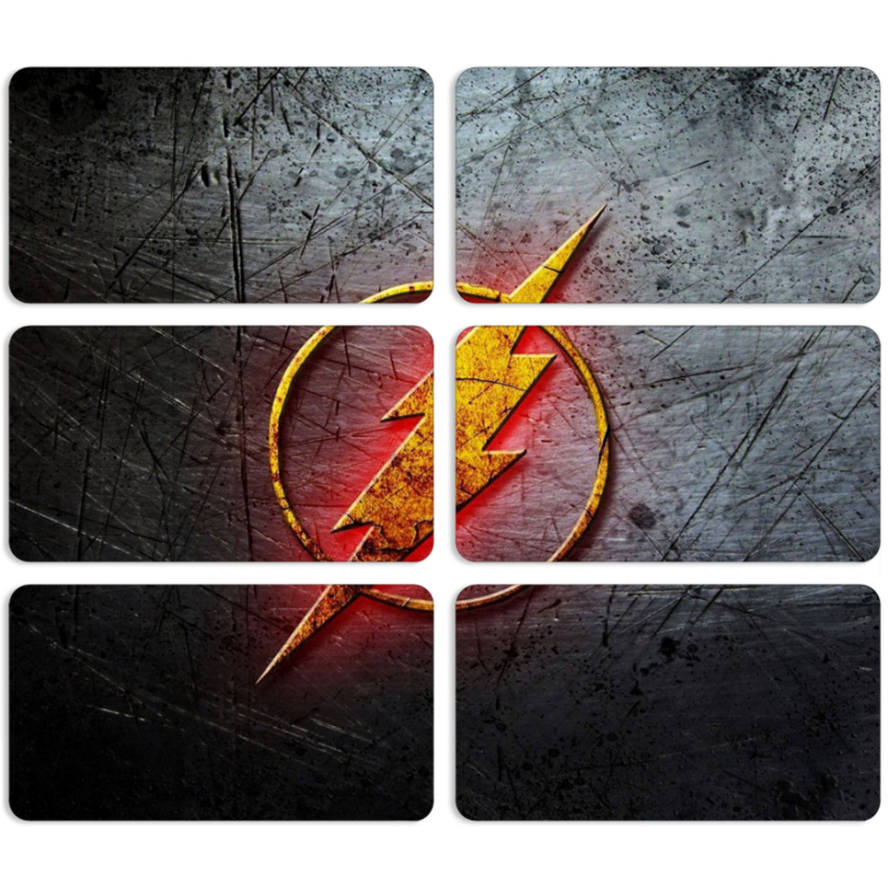 Магнитные фотопазлы 90 на 50 набор 6 штук 