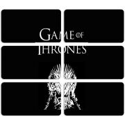 Магнитные фотопазлы 90 на 50 набор 6 штук 