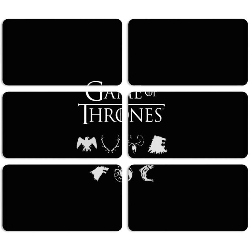 Магнитные фотопазлы 90 на 50 набор 6 штук 