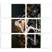 Магнитные фотопазлы 90 на 50 набор 6 штук 