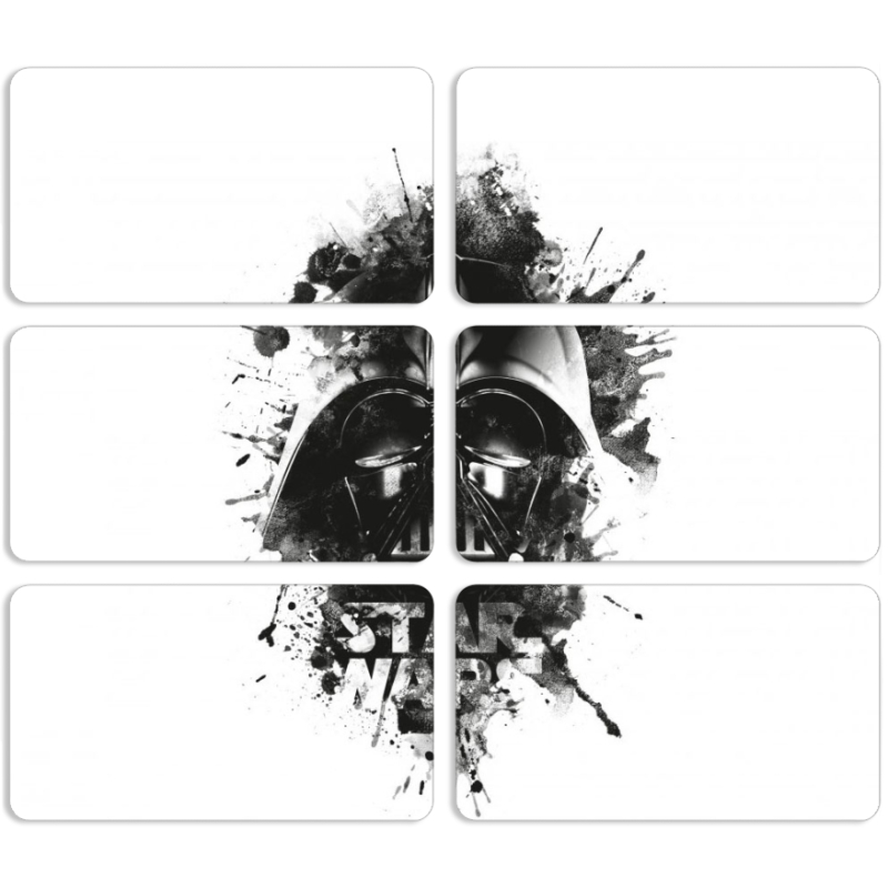 Магнитные фотопазлы 90 на 50 набор 6 штук 