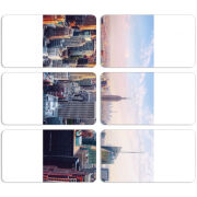 Магнитные фотопазлы 90 на 50 набор 6 штук 