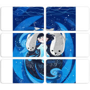 Магнитные фотопазлы 90 на 50 набор 6 штук Song of the Sea