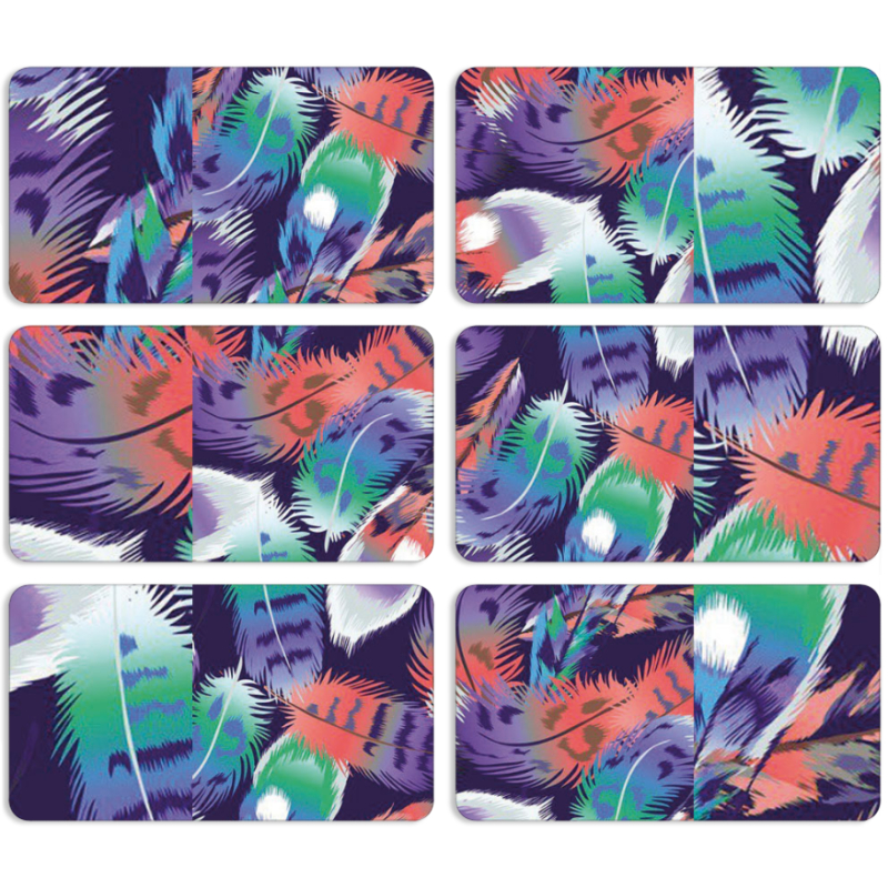 Магнитные фотопазлы 90 на 50 набор 6 штук 