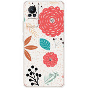 Чехол BoxFace Xiaomi Civi / Civi 1S Line Flowers