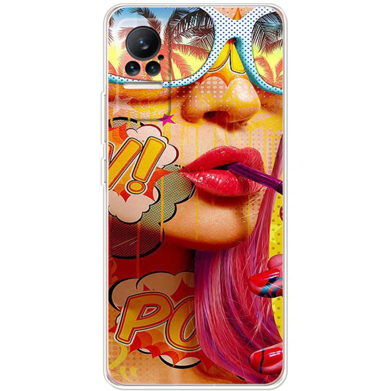 Чехол BoxFace Xiaomi Civi / Civi 1S Yellow Girl Pop Art