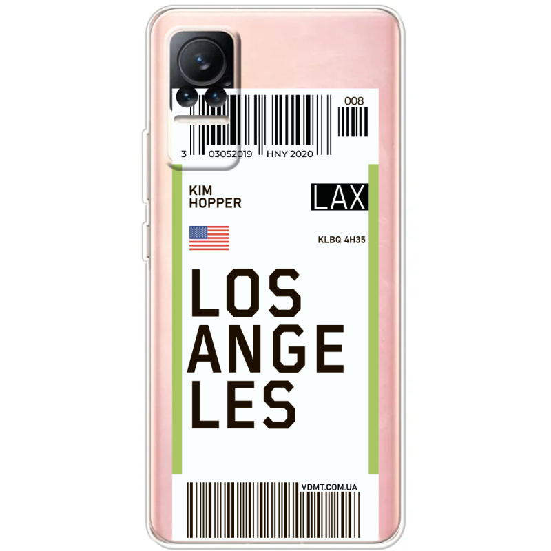 Прозрачный чехол BoxFace Xiaomi Civi / Civi 1S Ticket Los Angeles