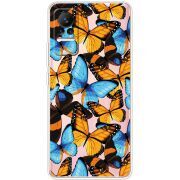 Прозрачный чехол BoxFace Xiaomi Civi / Civi 1S Butterfly Morpho