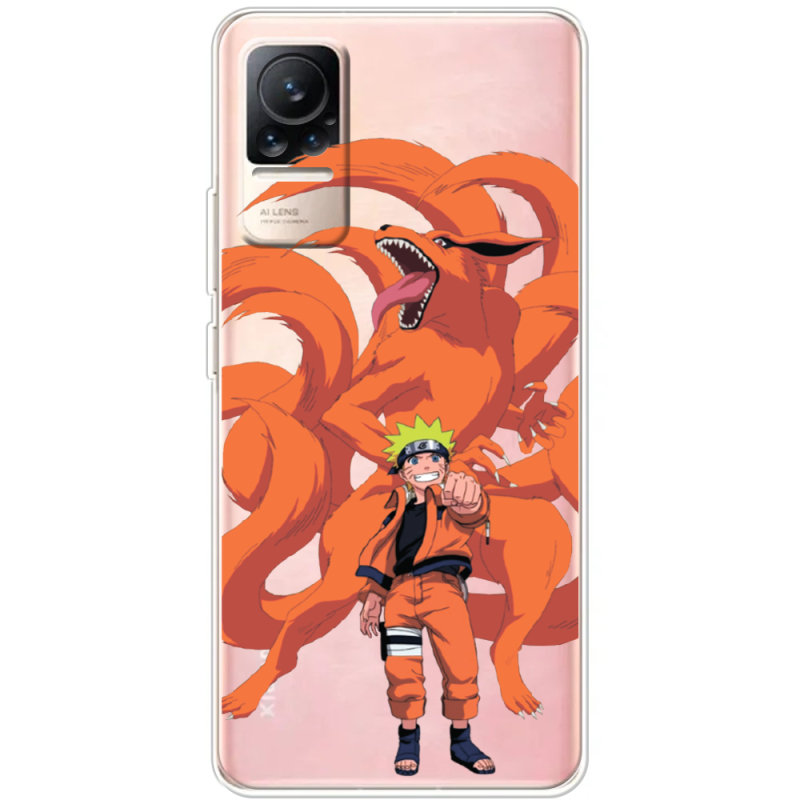 Прозрачный чехол BoxFace Xiaomi Civi / Civi 1S Naruto and Kurama