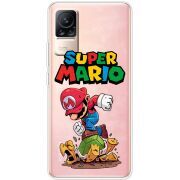 Прозрачный чехол BoxFace Xiaomi Civi / Civi 1S Super Mario