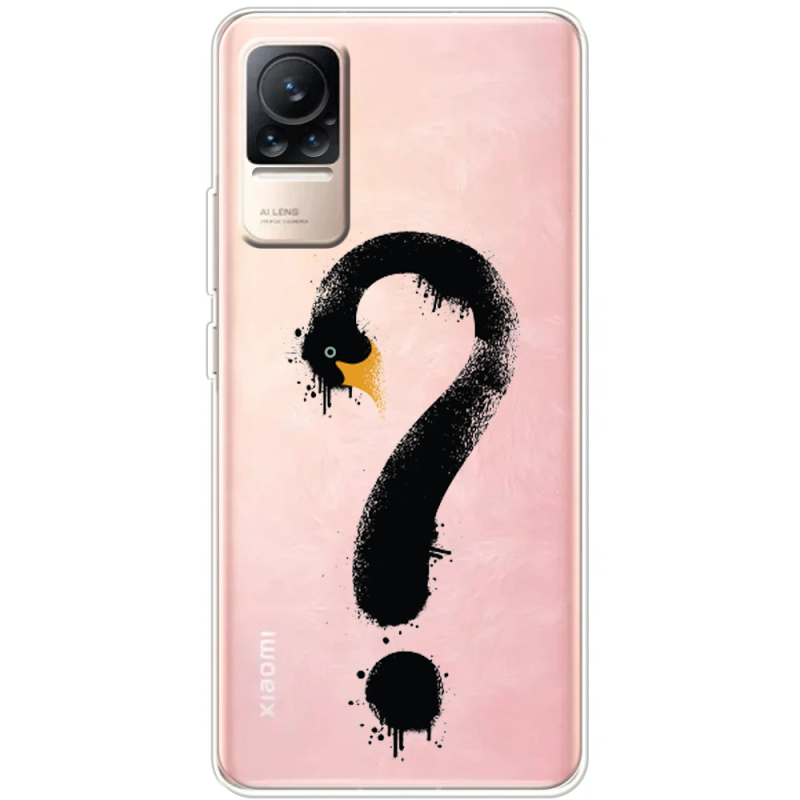 Прозрачный чехол BoxFace Xiaomi Civi / Civi 1S Swan question