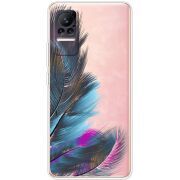 Прозрачный чехол BoxFace Xiaomi Civi / Civi 1S Feathers